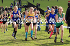Girls Under-15s 2022 CAU Inter Counties Cross Country, Prestwold Hall, Loughborough.  Photo: David T. Hewitson/Sports for All Pics